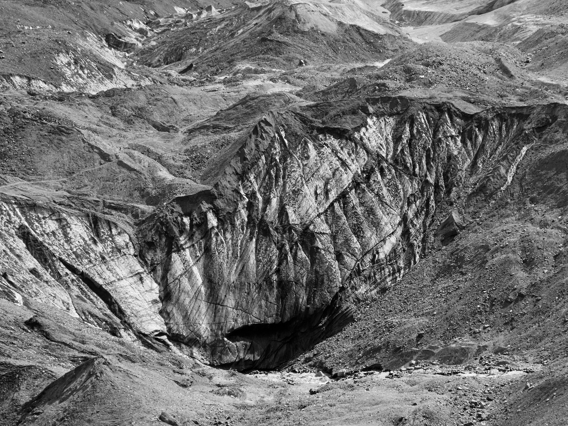 Glacier in Kyrgyzstan mountains 1