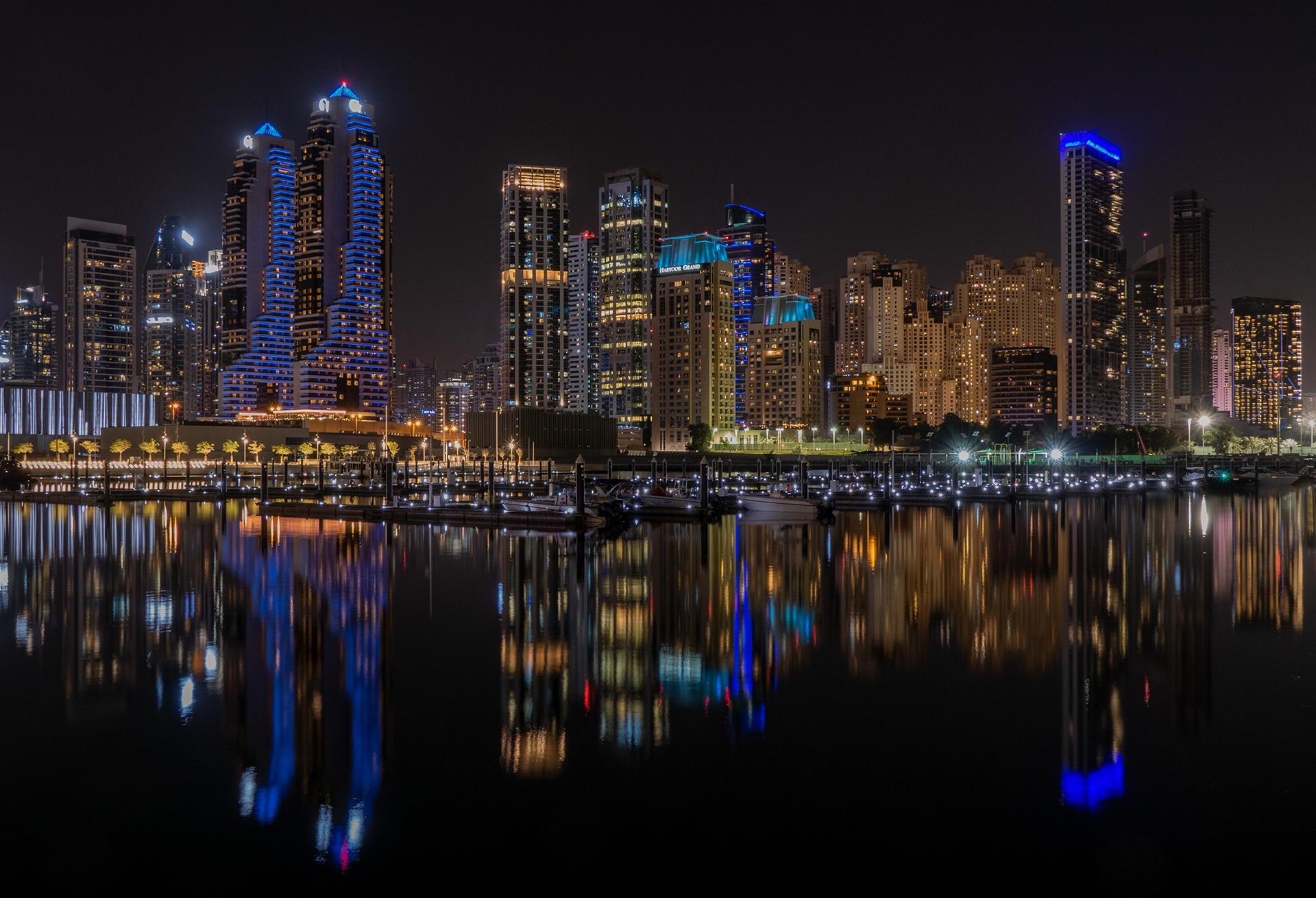 Dubai Skyline 01 by Domen